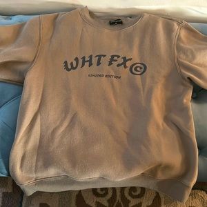 White fox crew sweatshirt